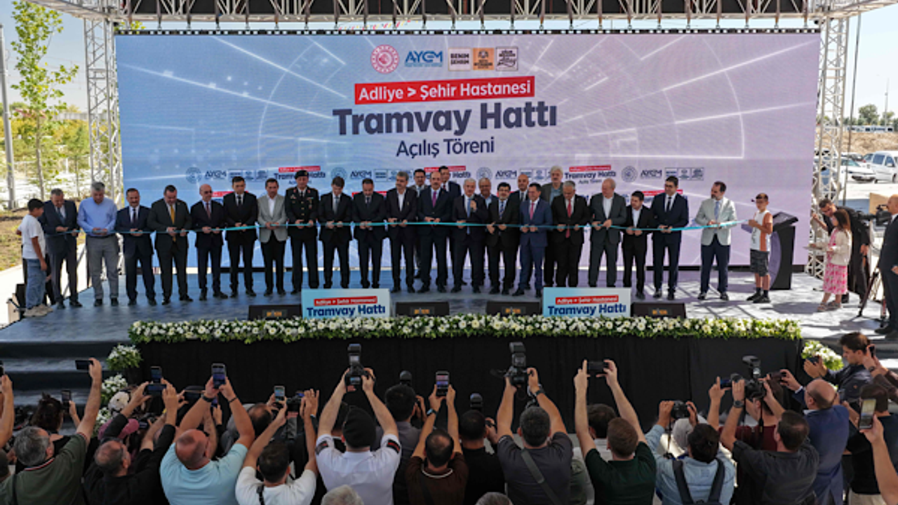Konya’da Adliye-Şehir Hastanesi Tramvay Hattı açıldı